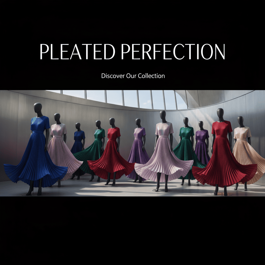 Premium pleated garment collection
