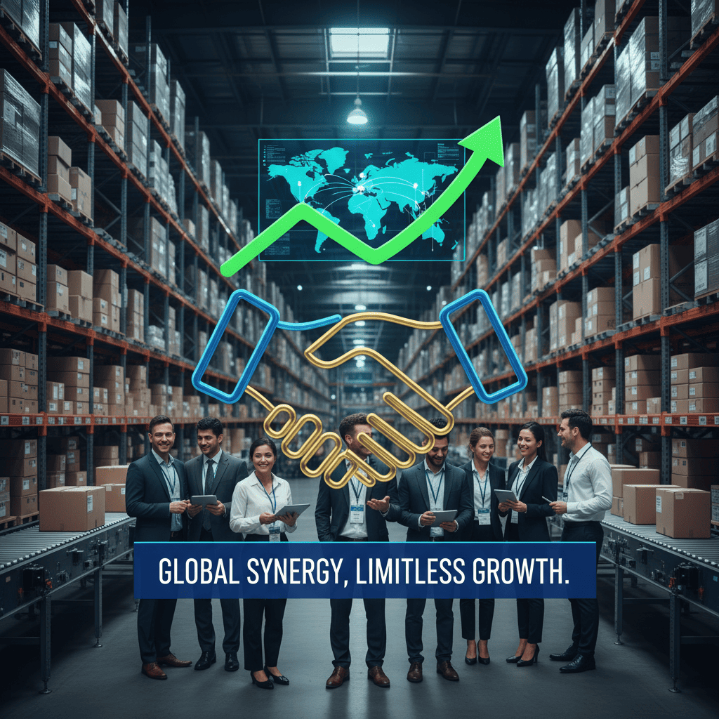 Various sized order packages and sample garments showcasing flexible quantity options