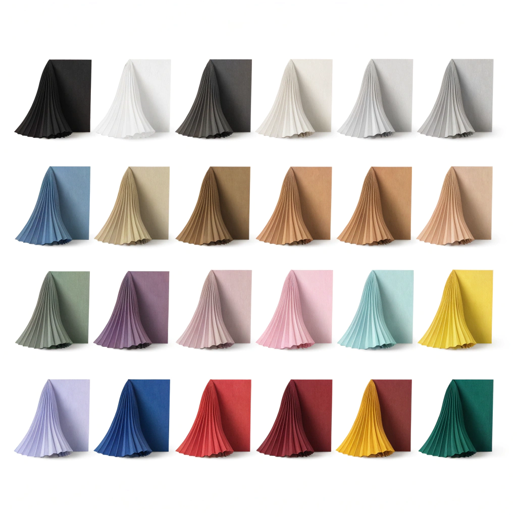 Pantone color matching for pleated garments