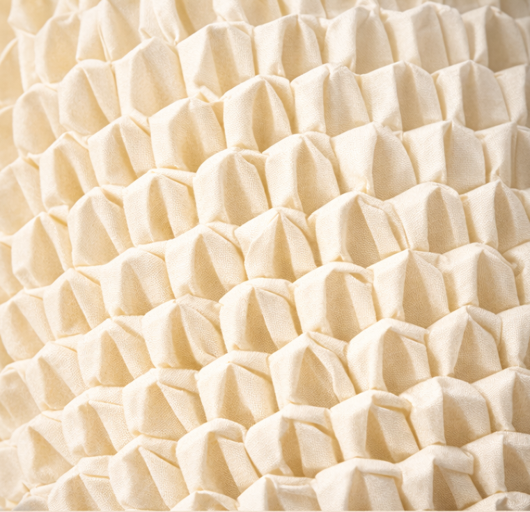 honeycomb pleated textile texture