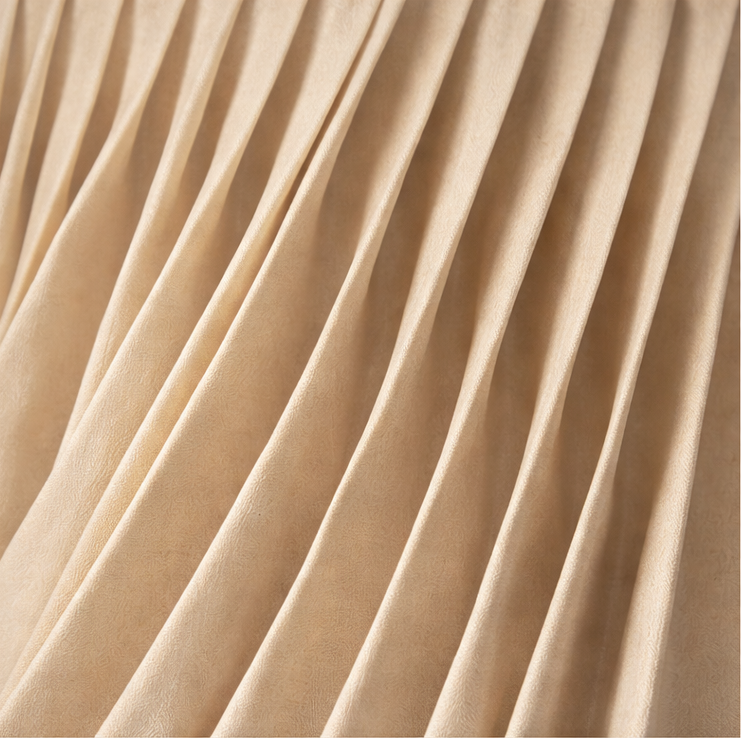 Knife pleats fabric texture detail